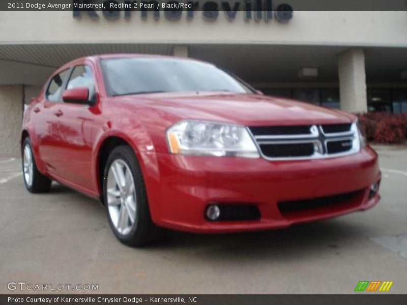 Redline 2 Pearl / Black/Red 2011 Dodge Avenger Mainstreet