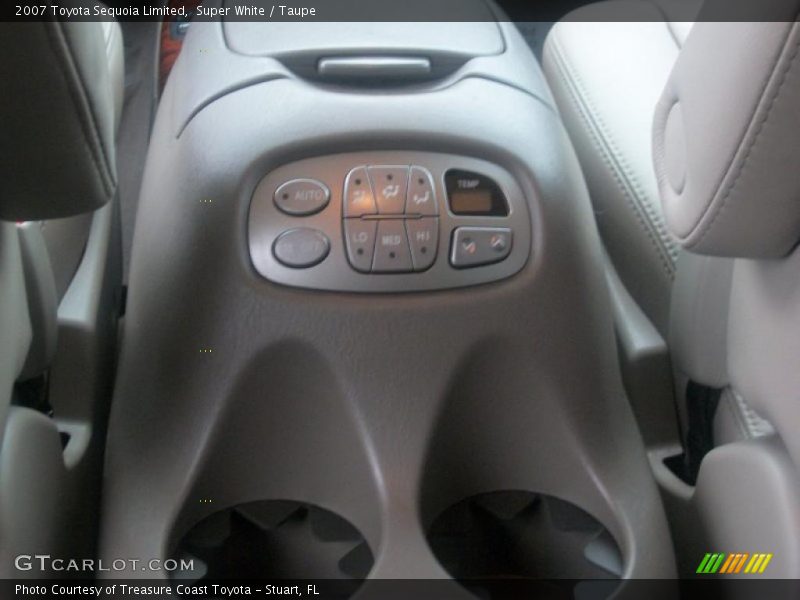 Super White / Taupe 2007 Toyota Sequoia Limited