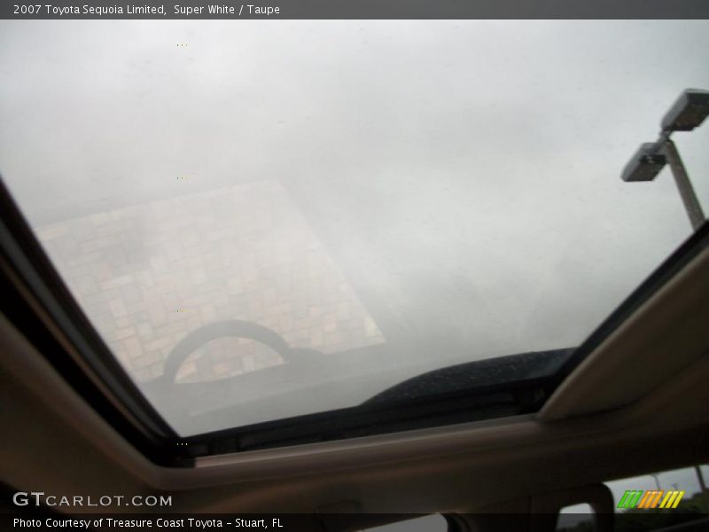 Super White / Taupe 2007 Toyota Sequoia Limited