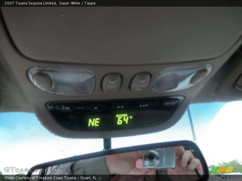 Super White / Taupe 2007 Toyota Sequoia Limited