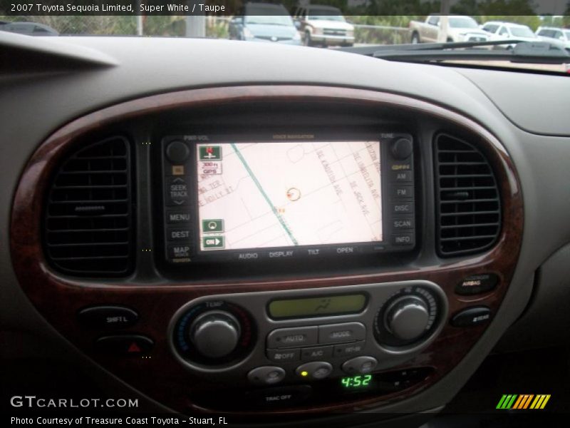 Super White / Taupe 2007 Toyota Sequoia Limited