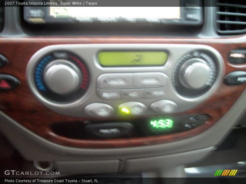 Super White / Taupe 2007 Toyota Sequoia Limited