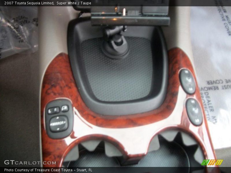 Super White / Taupe 2007 Toyota Sequoia Limited