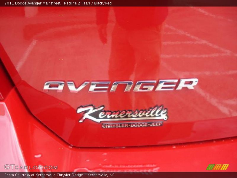 Redline 2 Pearl / Black/Red 2011 Dodge Avenger Mainstreet