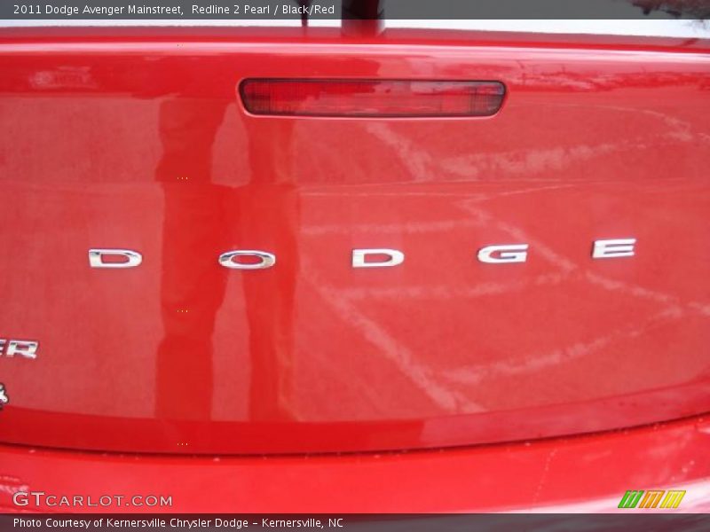 Redline 2 Pearl / Black/Red 2011 Dodge Avenger Mainstreet