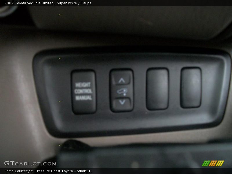 Super White / Taupe 2007 Toyota Sequoia Limited