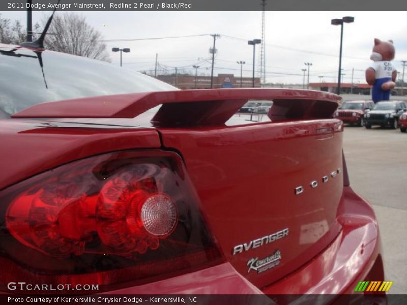 Redline 2 Pearl / Black/Red 2011 Dodge Avenger Mainstreet