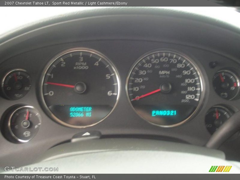 Sport Red Metallic / Light Cashmere/Ebony 2007 Chevrolet Tahoe LT