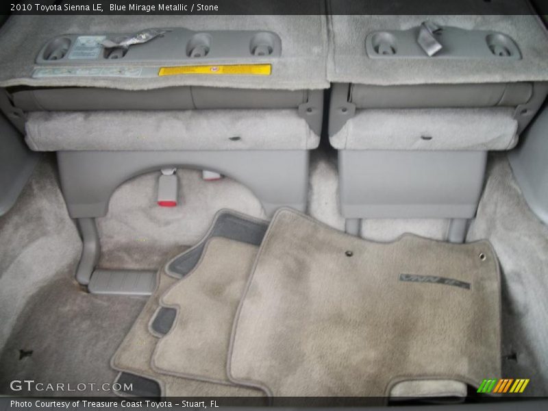 Blue Mirage Metallic / Stone 2010 Toyota Sienna LE