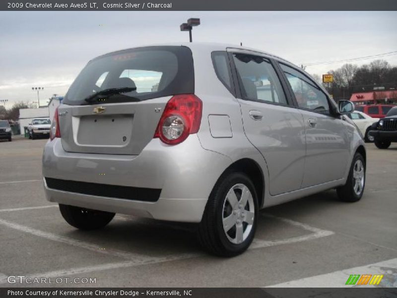 Cosmic Silver / Charcoal 2009 Chevrolet Aveo Aveo5 LT