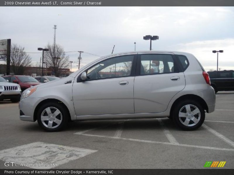 Cosmic Silver / Charcoal 2009 Chevrolet Aveo Aveo5 LT