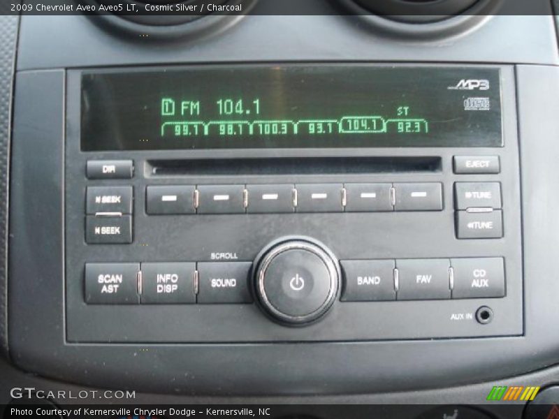 Cosmic Silver / Charcoal 2009 Chevrolet Aveo Aveo5 LT