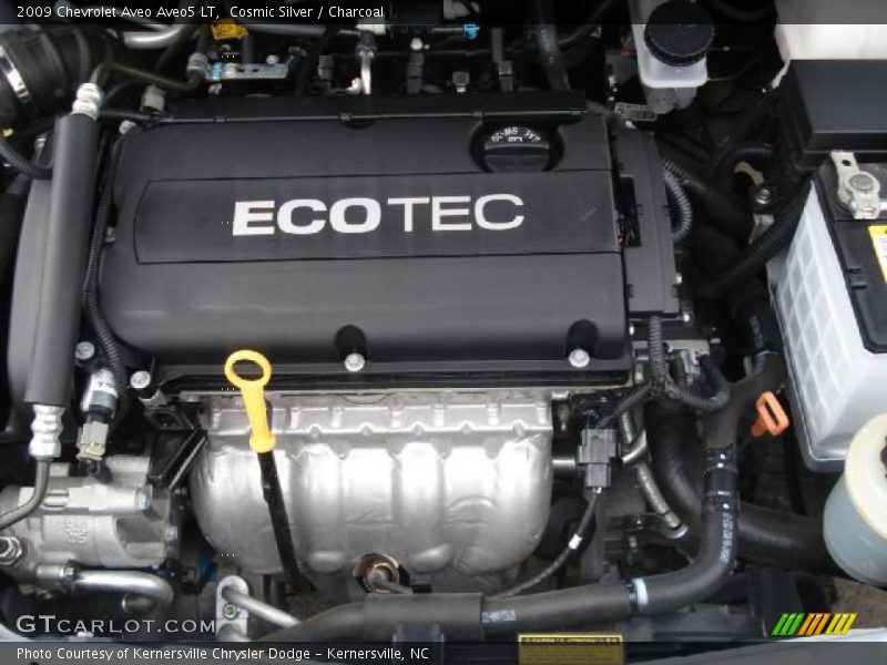 Cosmic Silver / Charcoal 2009 Chevrolet Aveo Aveo5 LT
