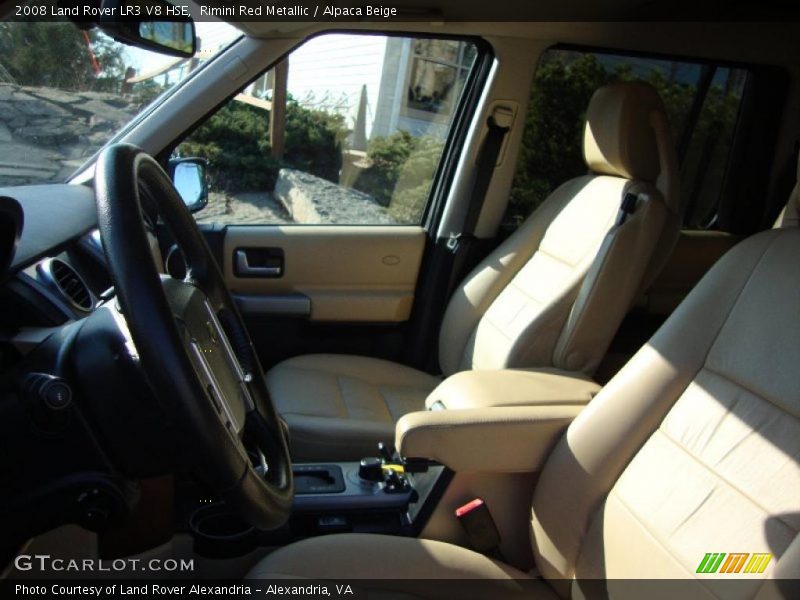 Rimini Red Metallic / Alpaca Beige 2008 Land Rover LR3 V8 HSE