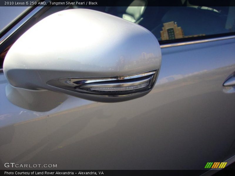 Tungsten Silver Pearl / Black 2010 Lexus IS 250 AWD