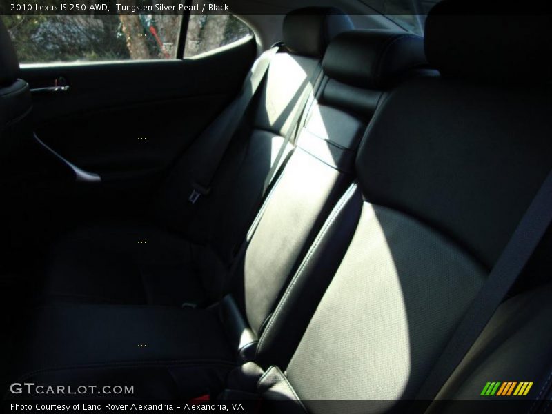 Tungsten Silver Pearl / Black 2010 Lexus IS 250 AWD