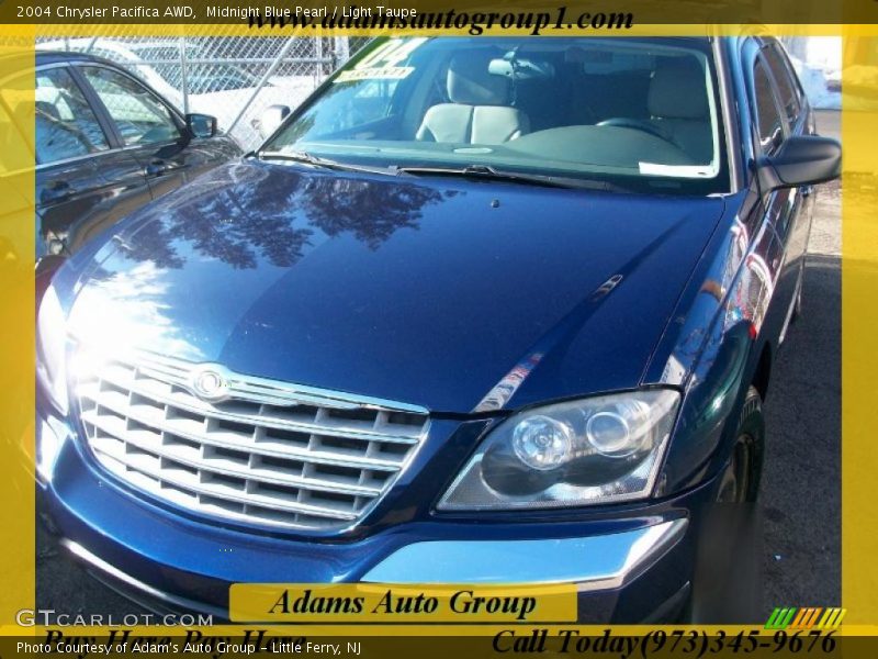 Midnight Blue Pearl / Light Taupe 2004 Chrysler Pacifica AWD