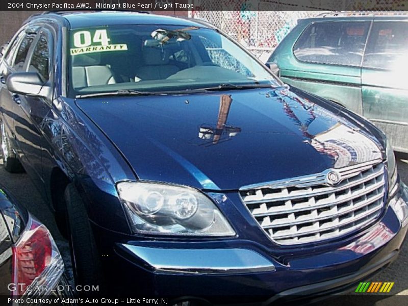 Midnight Blue Pearl / Light Taupe 2004 Chrysler Pacifica AWD