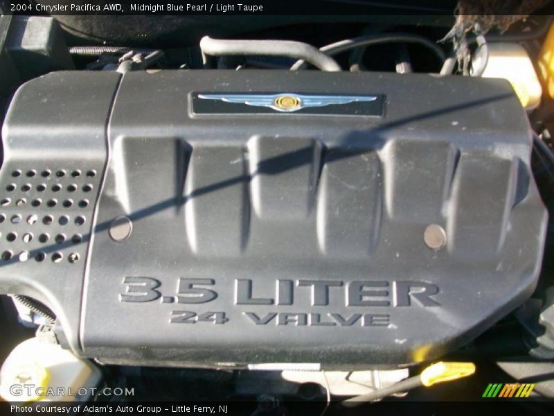 Midnight Blue Pearl / Light Taupe 2004 Chrysler Pacifica AWD