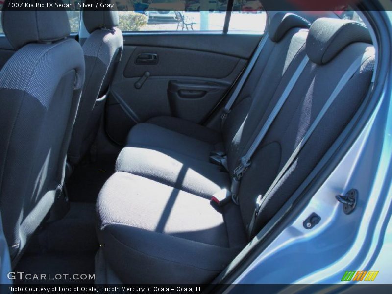 Silver / Gray 2007 Kia Rio LX Sedan