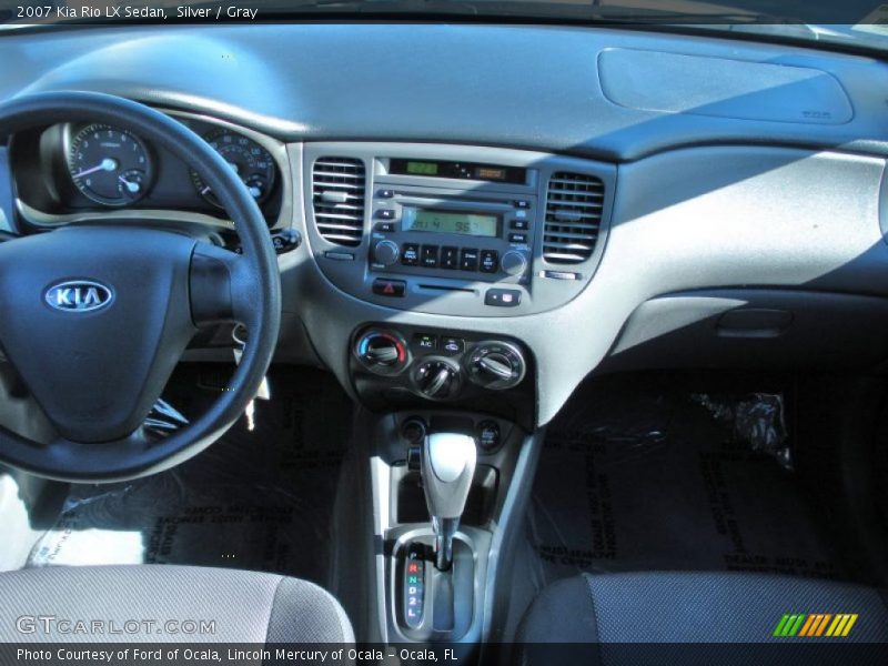 Silver / Gray 2007 Kia Rio LX Sedan