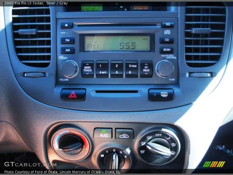Silver / Gray 2007 Kia Rio LX Sedan