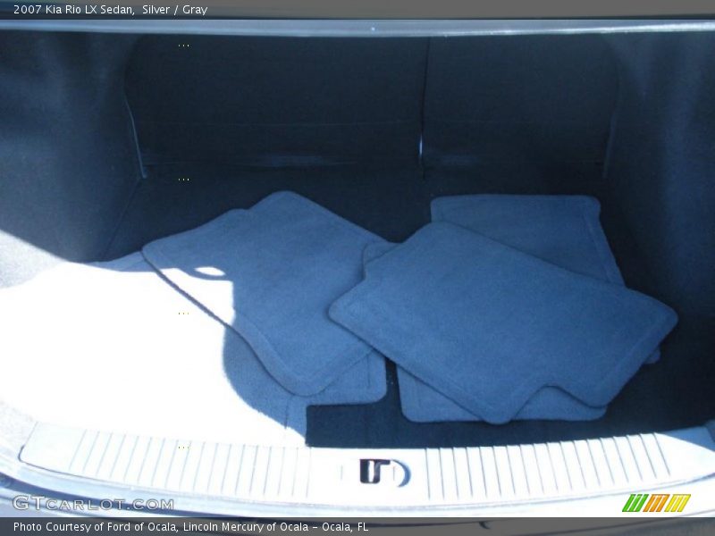 Silver / Gray 2007 Kia Rio LX Sedan