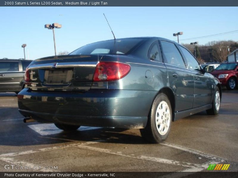 Medium Blue / Light Tan 2003 Saturn L Series L200 Sedan