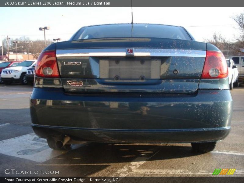 Medium Blue / Light Tan 2003 Saturn L Series L200 Sedan