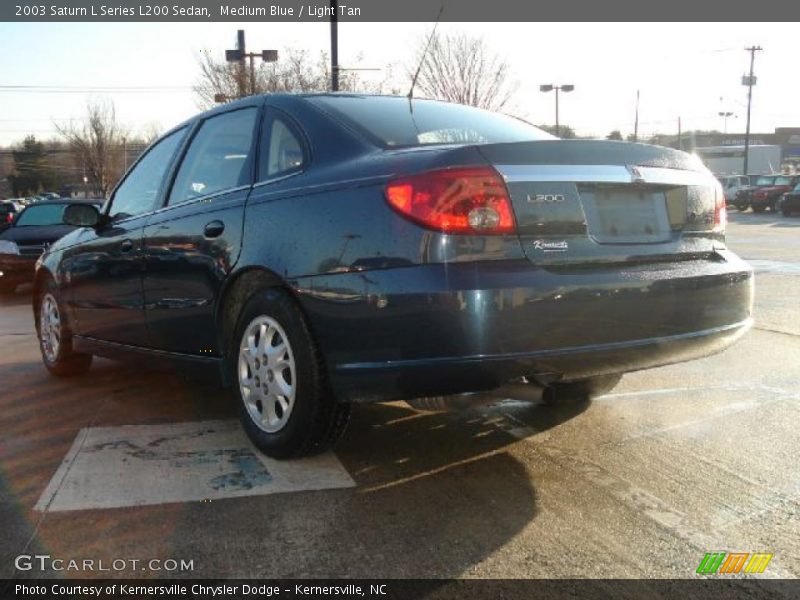 Medium Blue / Light Tan 2003 Saturn L Series L200 Sedan