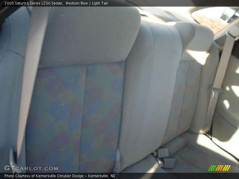 Medium Blue / Light Tan 2003 Saturn L Series L200 Sedan