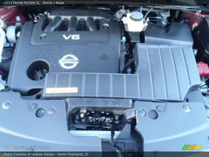  2011 Murano SL Engine - 3.5 Liter DOHC 24-Valve CVTCS V6