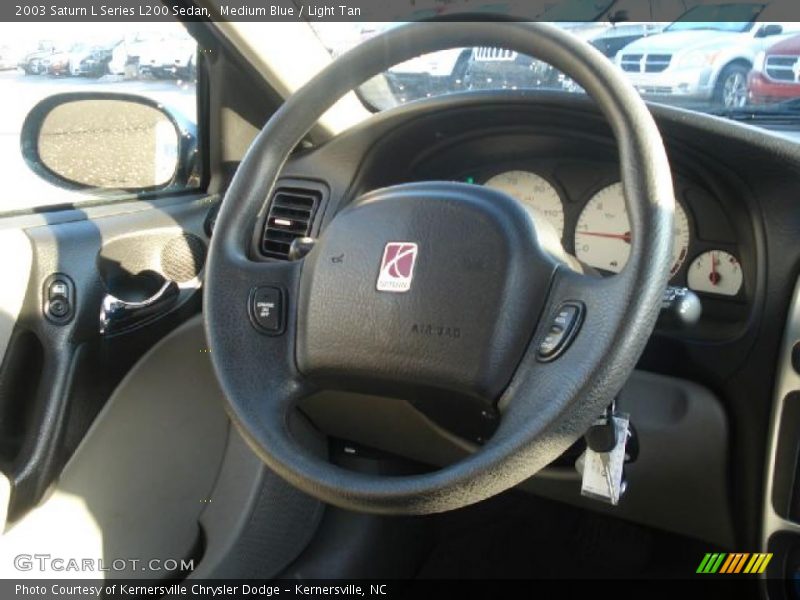Medium Blue / Light Tan 2003 Saturn L Series L200 Sedan