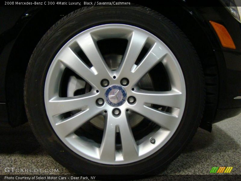Black / Savanna/Cashmere 2008 Mercedes-Benz C 300 4Matic Luxury