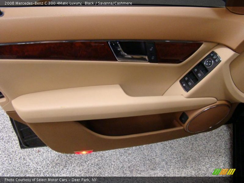 Black / Savanna/Cashmere 2008 Mercedes-Benz C 300 4Matic Luxury