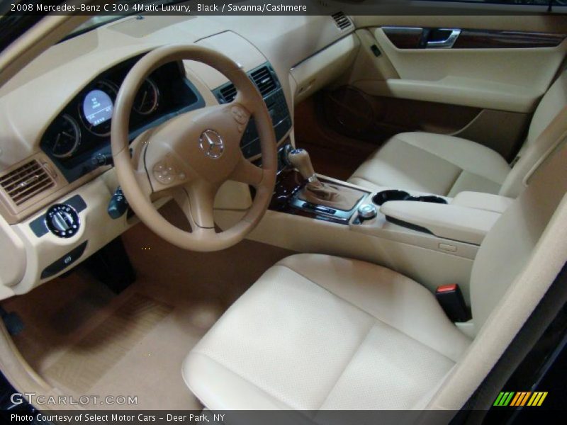 Black / Savanna/Cashmere 2008 Mercedes-Benz C 300 4Matic Luxury