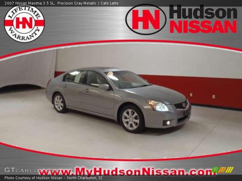 Precision Gray Metallic / Cafe Latte 2007 Nissan Maxima 3.5 SL