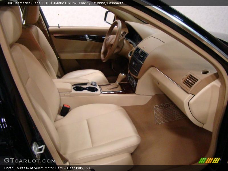 Black / Savanna/Cashmere 2008 Mercedes-Benz C 300 4Matic Luxury