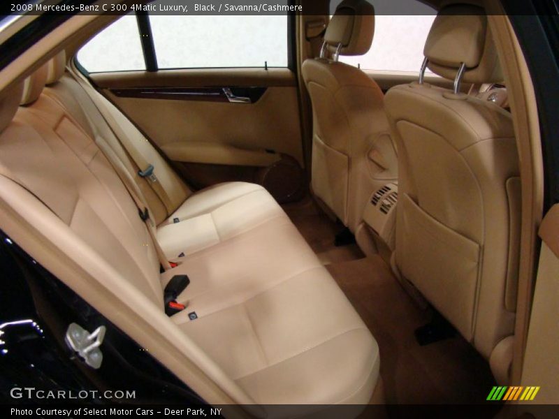 Black / Savanna/Cashmere 2008 Mercedes-Benz C 300 4Matic Luxury