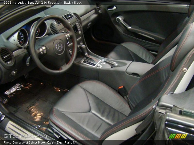 Black / Black 2008 Mercedes-Benz SLK 280 Roadster
