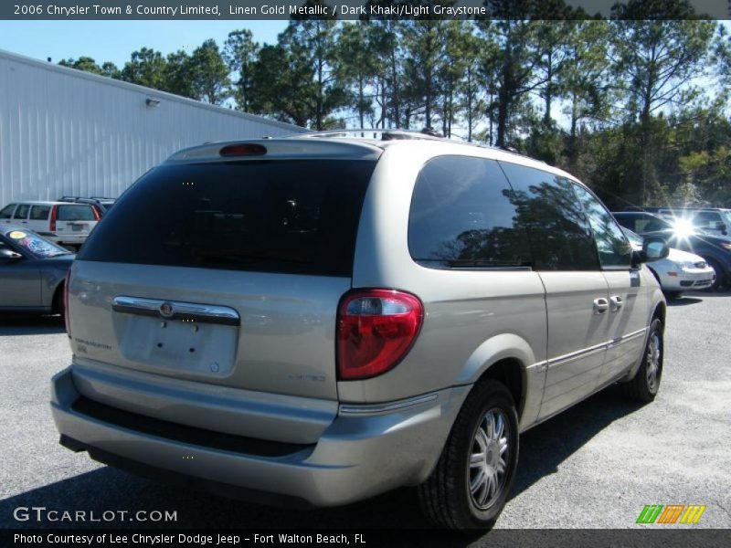 Linen Gold Metallic / Dark Khaki/Light Graystone 2006 Chrysler Town & Country Limited