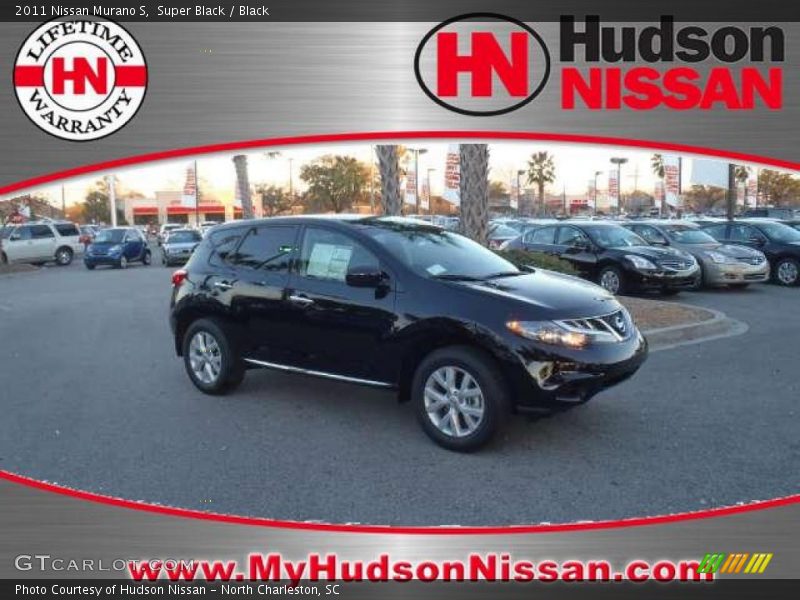 Super Black / Black 2011 Nissan Murano S