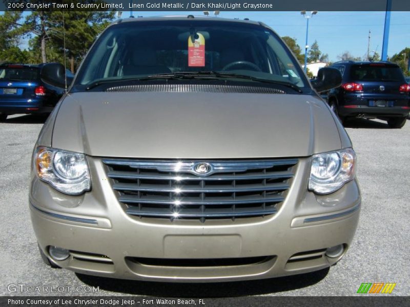 Linen Gold Metallic / Dark Khaki/Light Graystone 2006 Chrysler Town & Country Limited