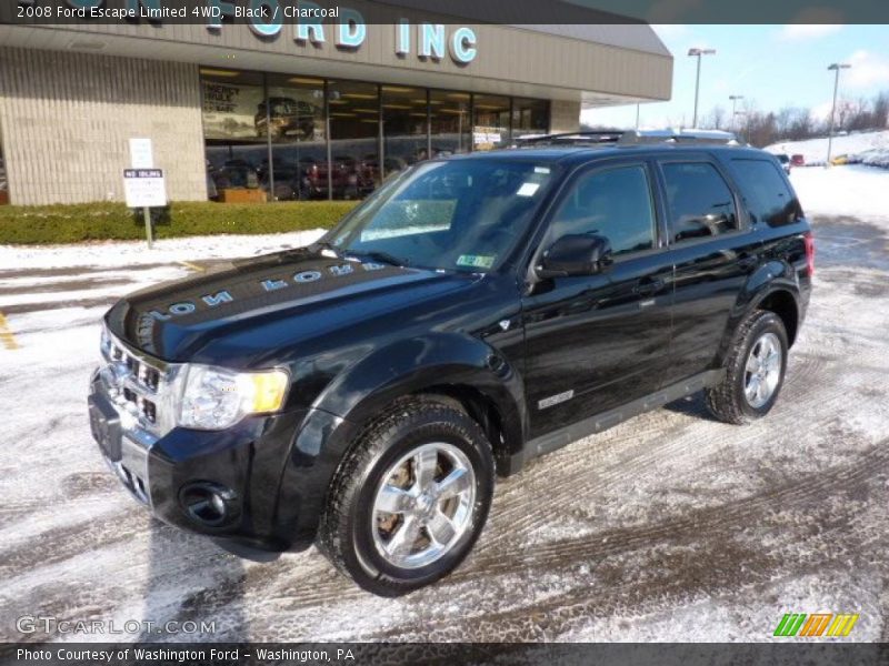 Black / Charcoal 2008 Ford Escape Limited 4WD