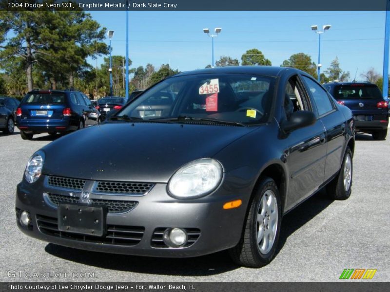 Graphite Metallic / Dark Slate Gray 2004 Dodge Neon SXT