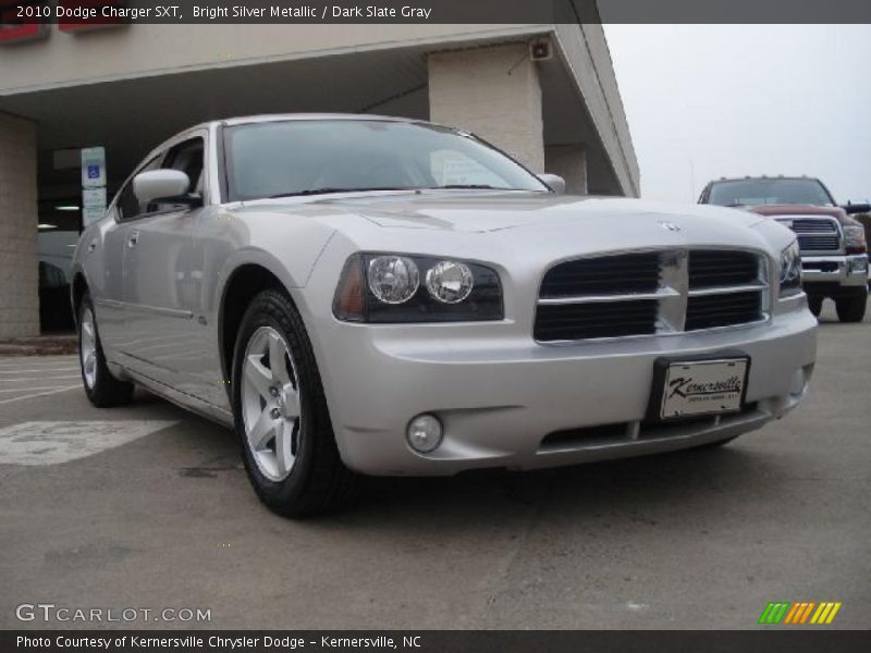 Bright Silver Metallic / Dark Slate Gray 2010 Dodge Charger SXT