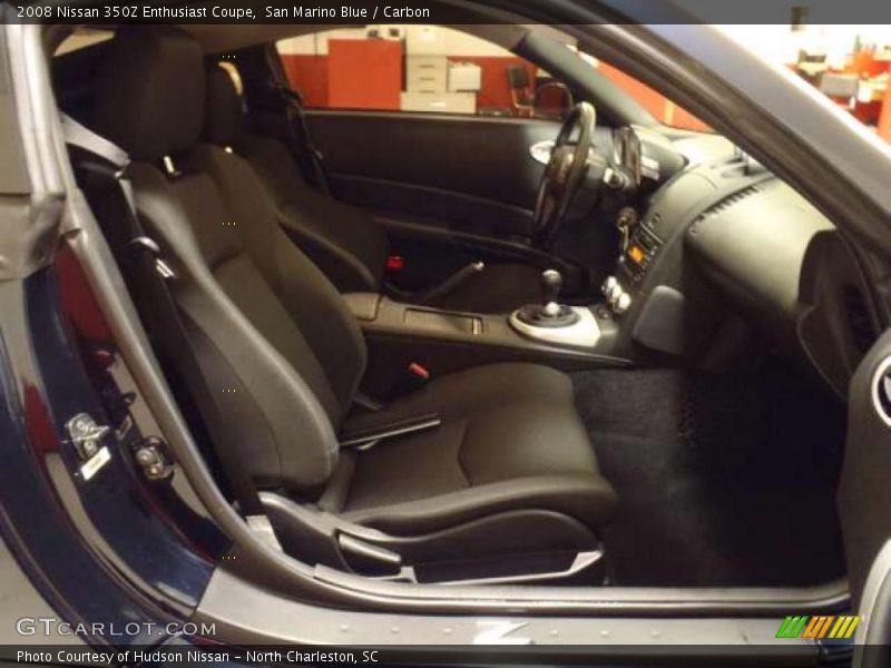 San Marino Blue / Carbon 2008 Nissan 350Z Enthusiast Coupe