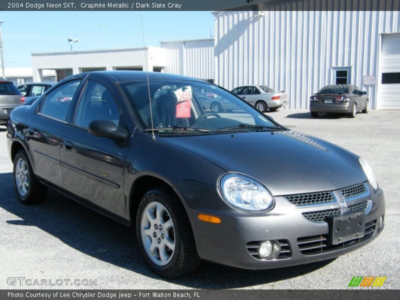 Graphite Metallic / Dark Slate Gray 2004 Dodge Neon SXT
