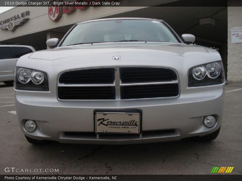 Bright Silver Metallic / Dark Slate Gray 2010 Dodge Charger SXT