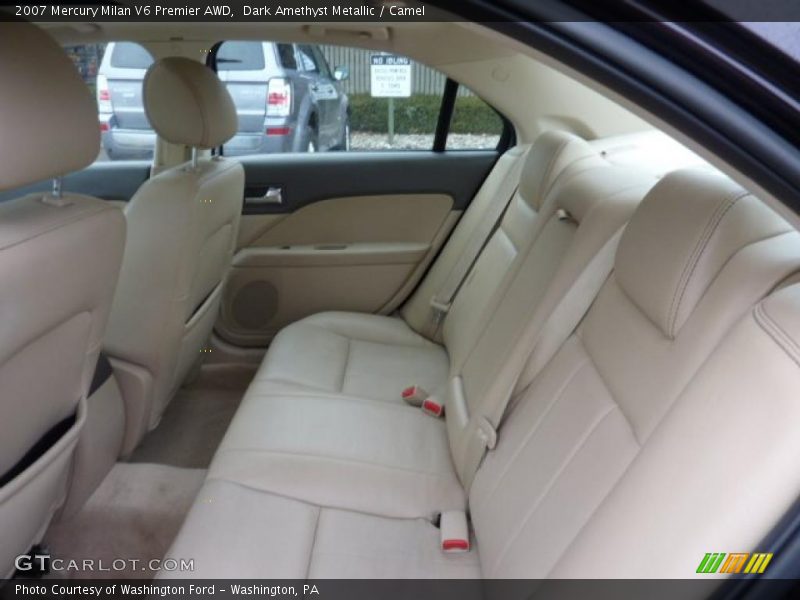 Dark Amethyst Metallic / Camel 2007 Mercury Milan V6 Premier AWD